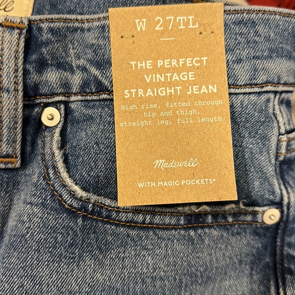 Madewell The Perfect Vintage Jean New! - Picture 9 of 10